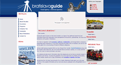 Desktop Screenshot of bratislavaguide.sk